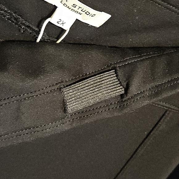 Max Studio Black Women's Wide-Leg Pants 2X - Picture 5 of 11